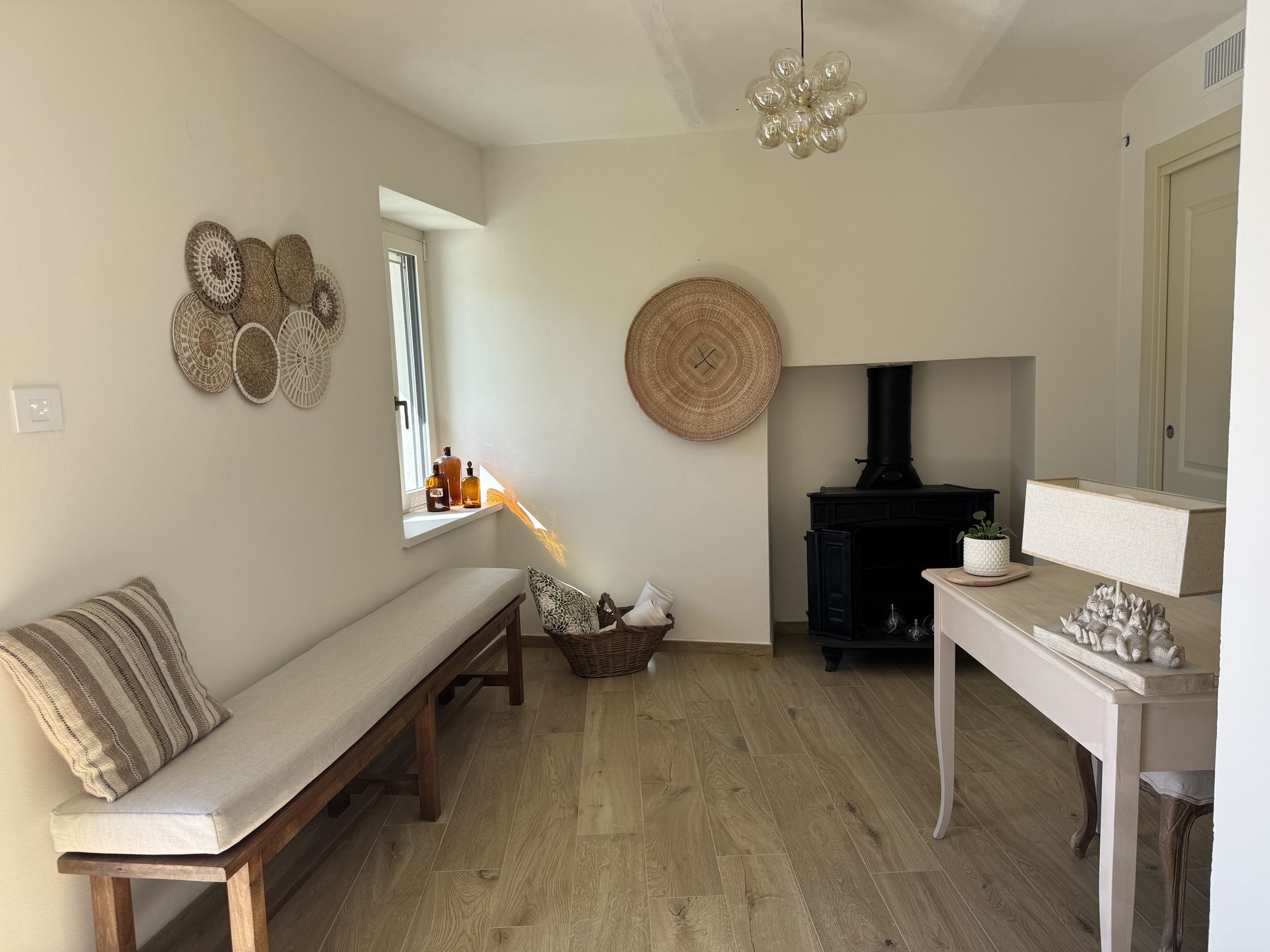 La stufa in ghisa — Langhe Ciabot House